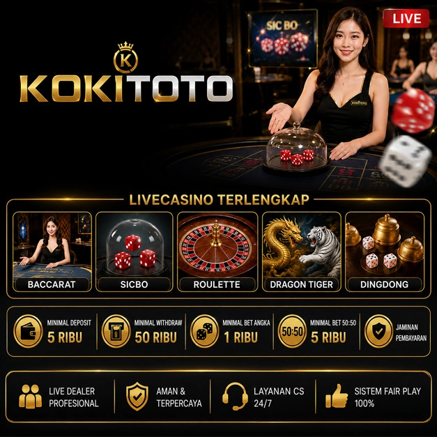 KOKITOTO : Permainan Livecasino Sicbo Dadu Terbaik & Tanpa Hambatan