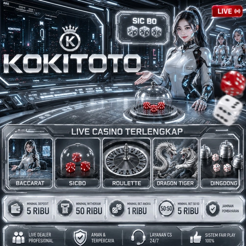 Kokitoto : Situs Casino Online Live Sicbo Dadu Main Seru Tanpa Hambatan
